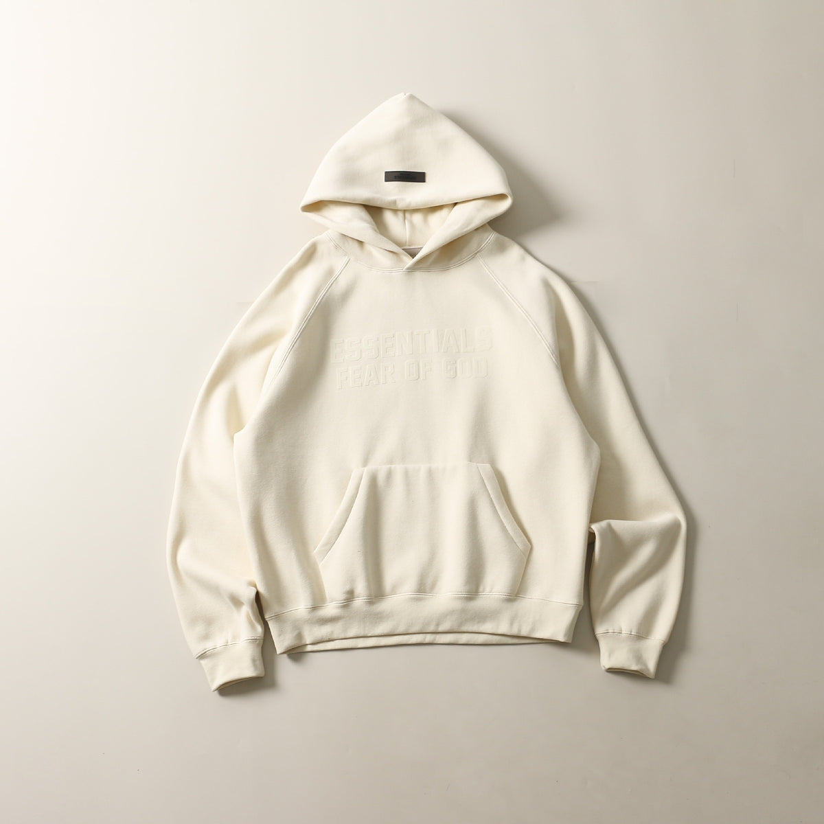 Fog Double Line Hooded Plush Cotton Pullover Sweatshirt for Winter