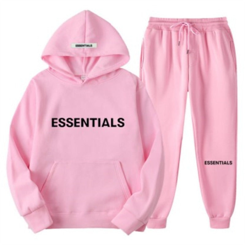 Couple Matching Double Line Hoodie Set for Men and Women Autumnablytyped