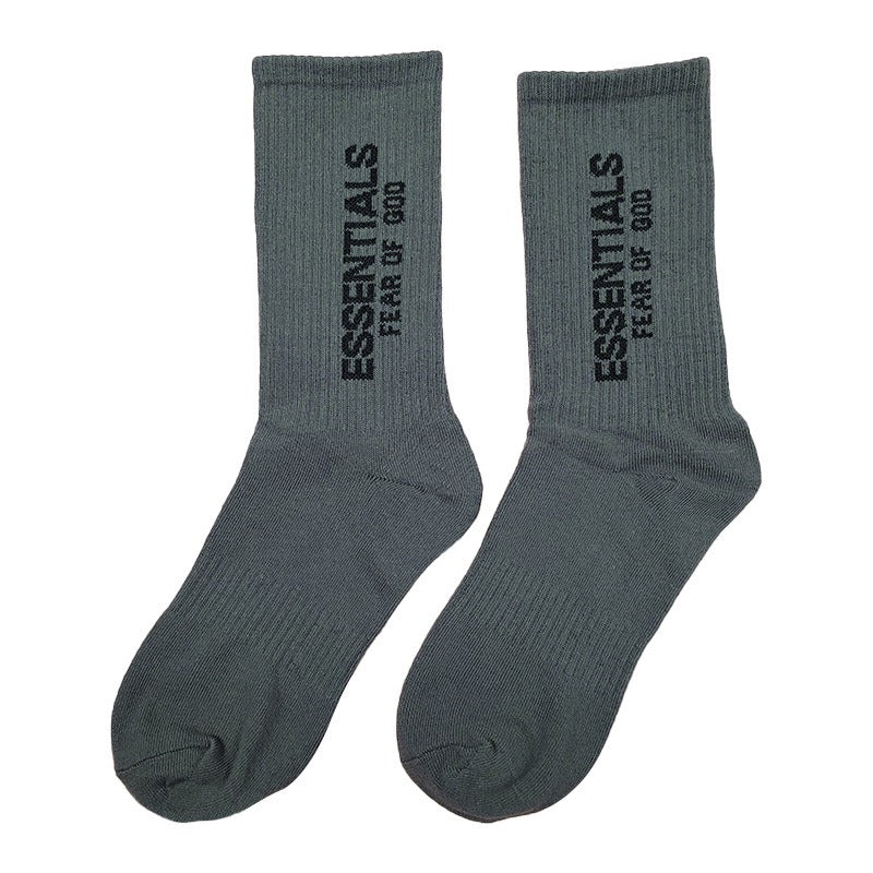 Fear Of God Essentials Cotton Tube Socks Unisex Sports Medium Fit