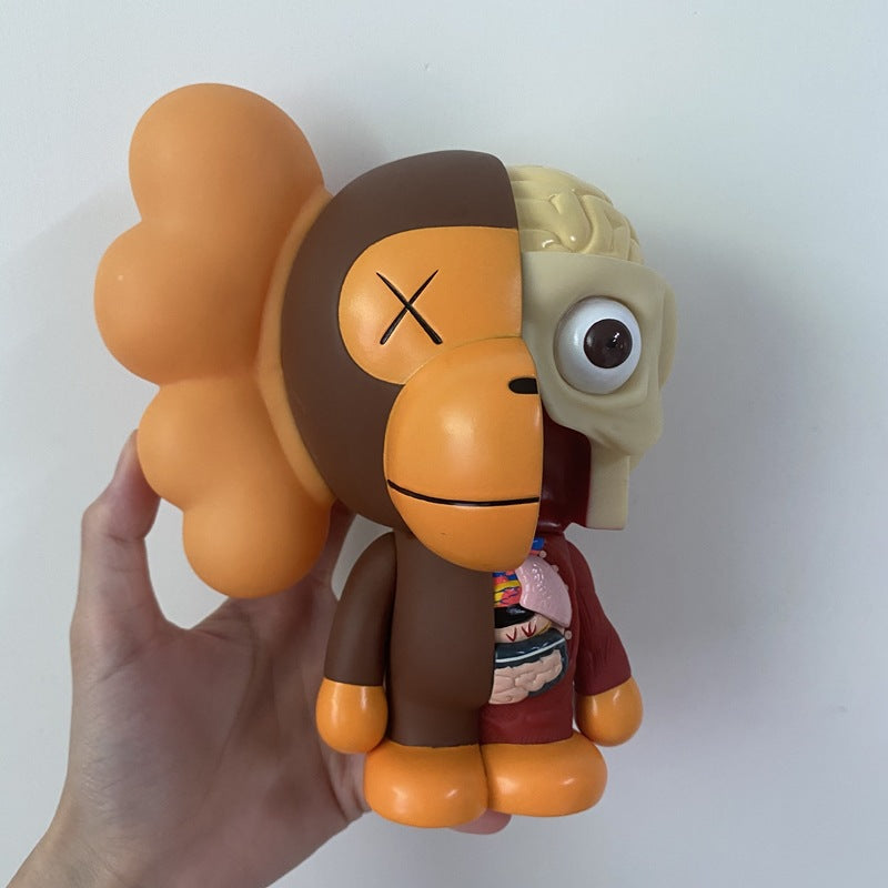 Kaws Bear Figure PVC Desktop Ornament Cartoon Home Decor Gift for Adults