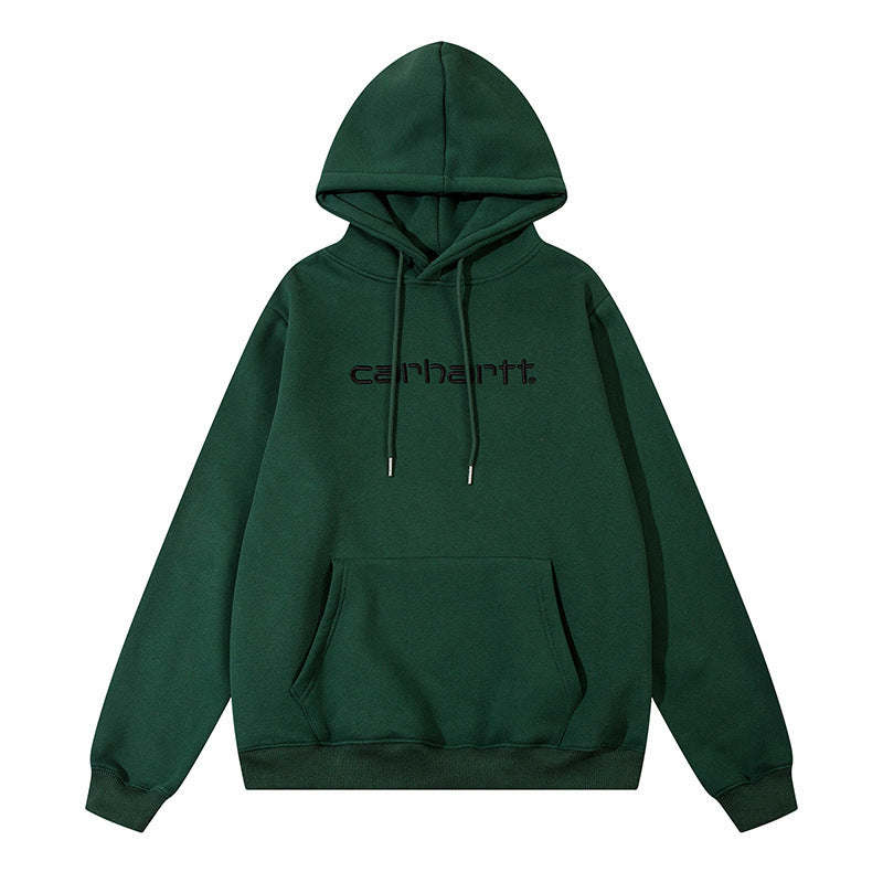 Mens Oversized Hooded Collegiate Letter Print Pullover Sweatshirt Jacket
