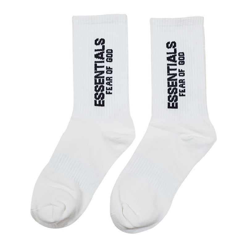 Fear Of God Essentials Cotton Tube Socks Unisex Sports Medium Fit