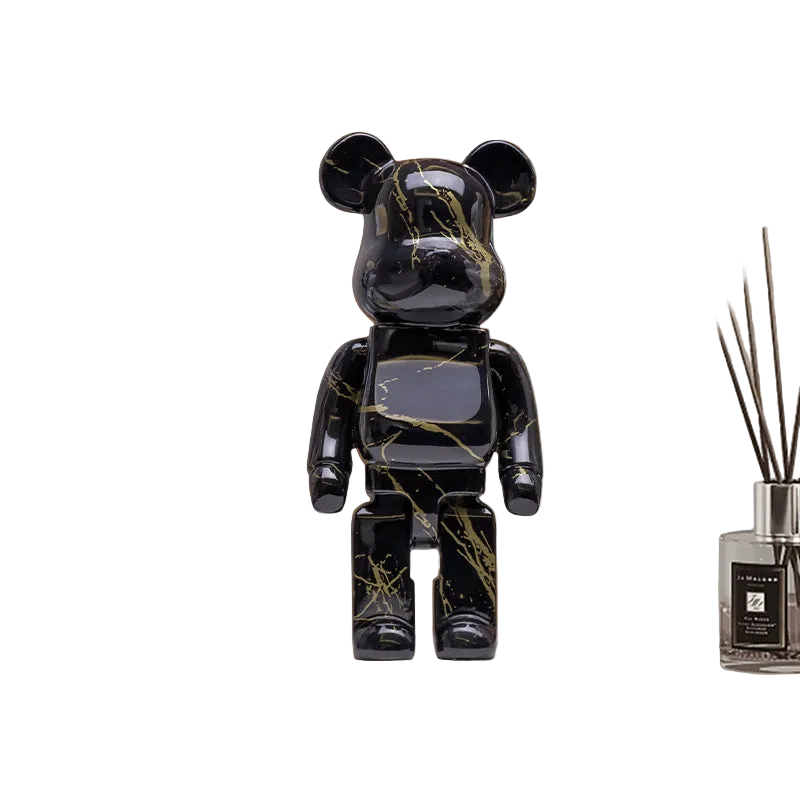 Bearbrick Graffiti Bear Ornament 27CM Resin Living Room Decoration