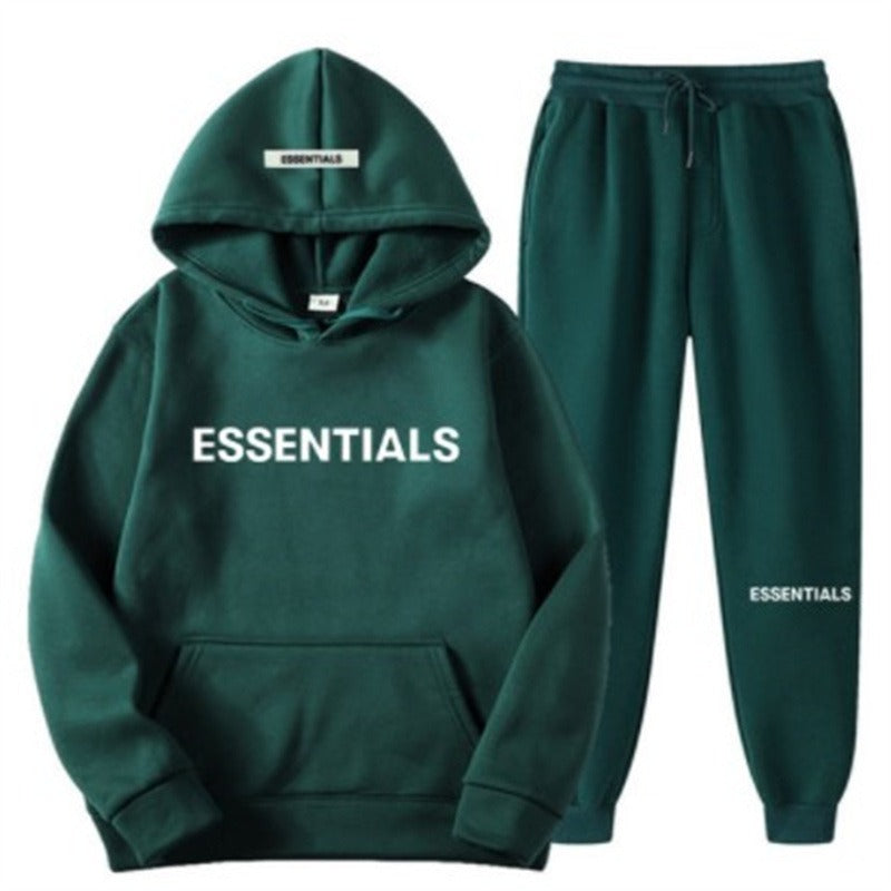 Couple Matching Double Line Hoodie Set for Men and Women Autumnablytyped