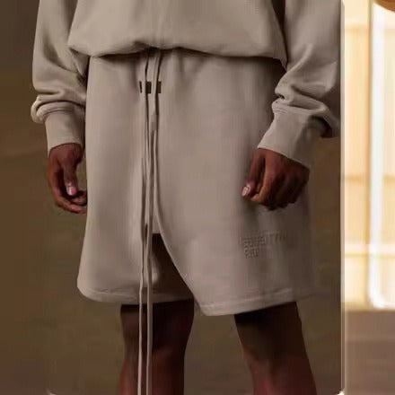 Fear Of God Essentials Cotton Loose Fit Elastic Waist Shorts