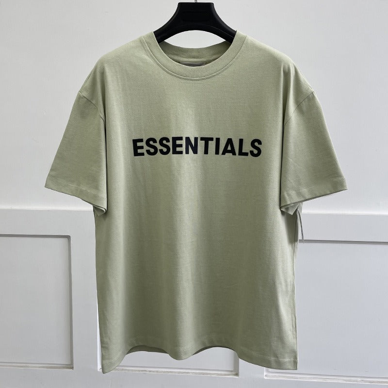 Fear Of God Essentials Cotton Letter Print Loose Fit Short Sleeve T Shirt