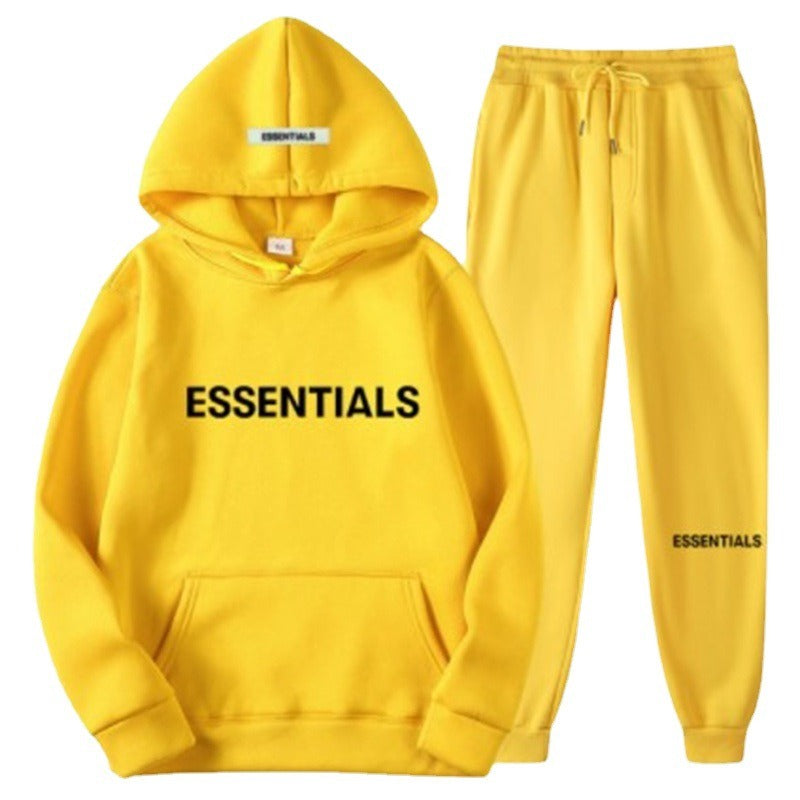 Couple Matching Double Line Hoodie Set for Men and Women Autumnablytyped