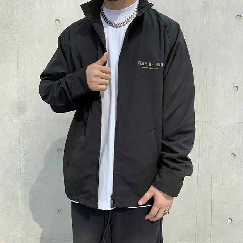 Fear Of God FOG Season 7 Hooded Cotton High Street Jacket Coat For Men