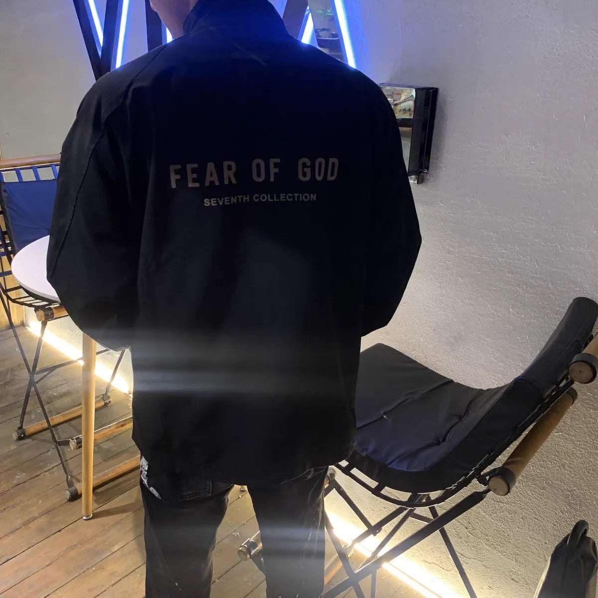 Fear Of God FOG Season 7 Hooded Cotton High Street Jacket Coat For Men