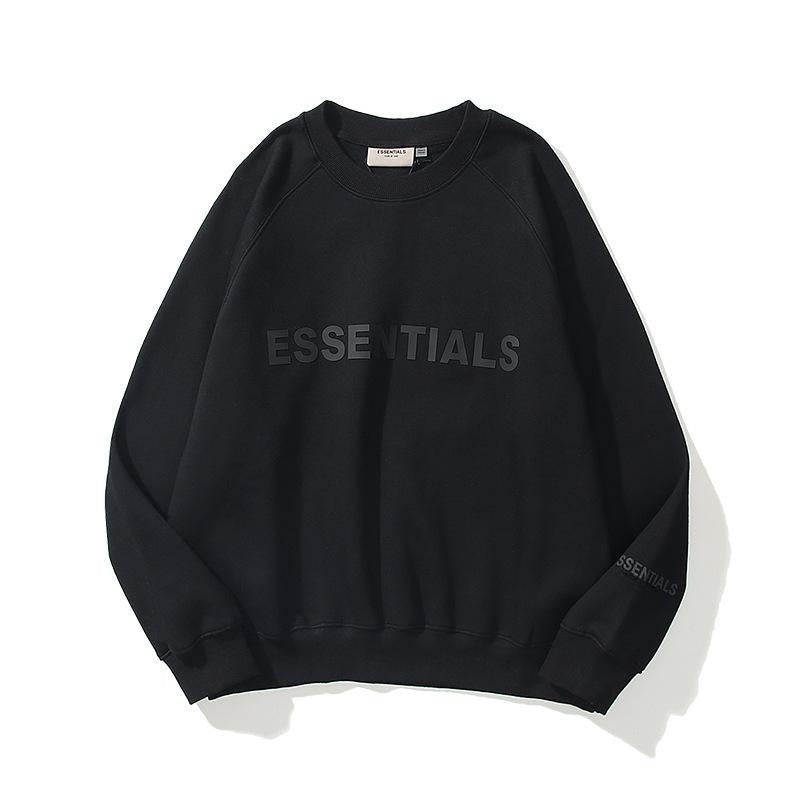 FEAROFGOD Essentials Double Line Fleece Hoodie Unisex Letter Print Sweatshirt