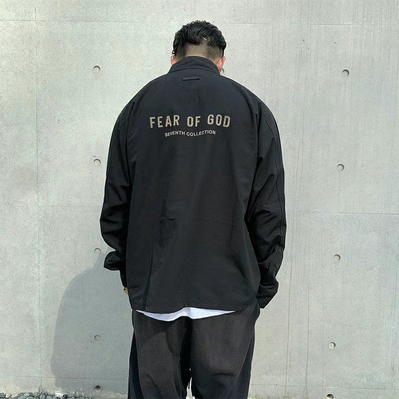 Fear Of God FOG Season 7 Hooded Cotton High Street Jacket Coat For Men