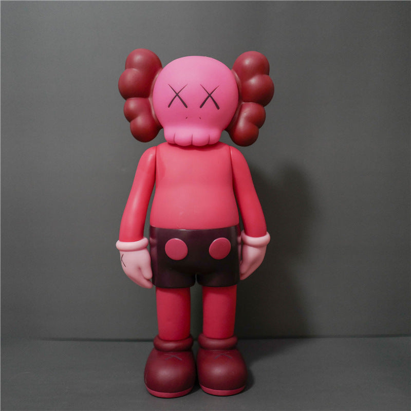 Kaws Bear Figure PVC Desktop Ornament Cartoon Home Decor Gift for Adults