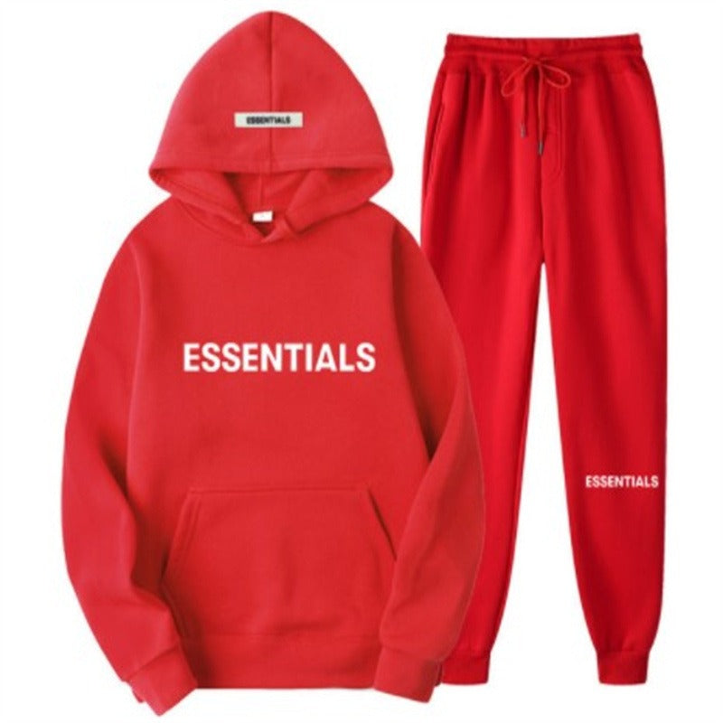 Couple Matching Double Line Hoodie Set for Men and Women Autumnablytyped