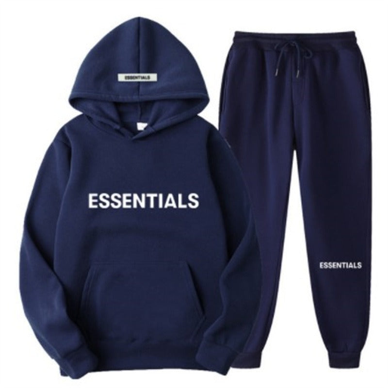 Couple Matching Double Line Hoodie Set for Men and Women Autumnablytyped