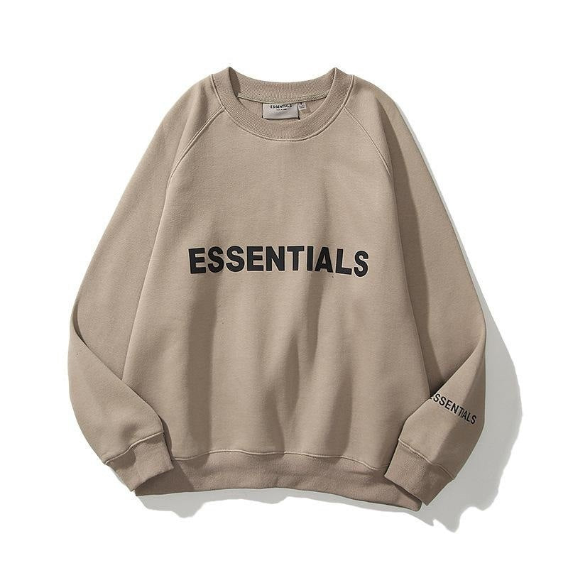 FEAROFGOD Essentials Double Line Fleece Hoodie Unisex Letter Print Sweatshirt