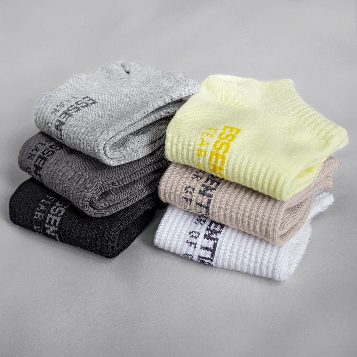 Fear Of God Essentials Cotton Boat Socks Unisex Breathable Sports Socks