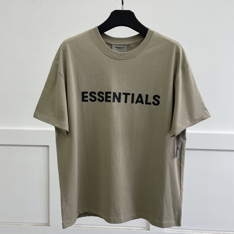 Fear Of God Essentials Cotton Letter Print Loose Fit Short Sleeve T Shirt