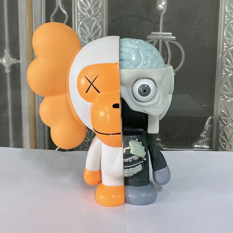 Kaws Bear Figure PVC Desktop Ornament Cartoon Home Decor Gift for Adults