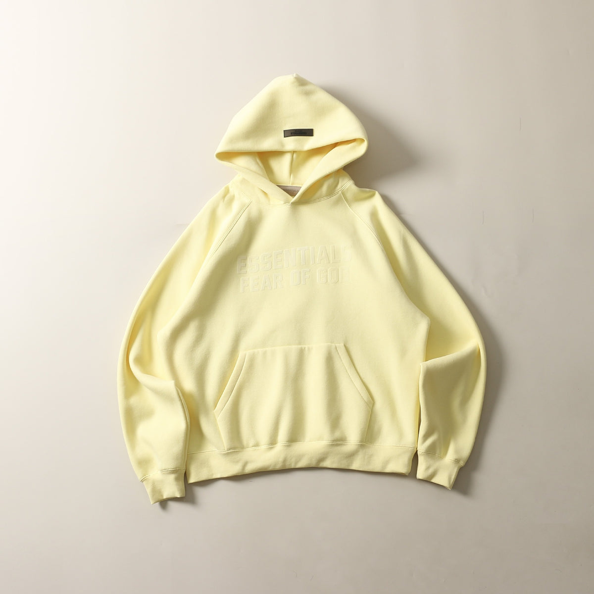 Fog Double Line Hooded Plush Cotton Pullover Sweatshirt for Winter