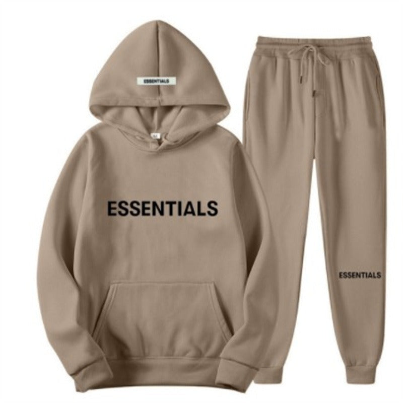 Couple Matching Double Line Hoodie Set for Men and Women Autumnablytyped