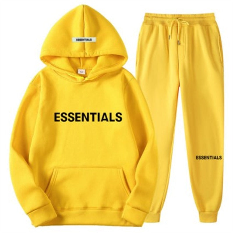 Couple Matching Double Line Hoodie Set for Men and Women Autumnablytyped