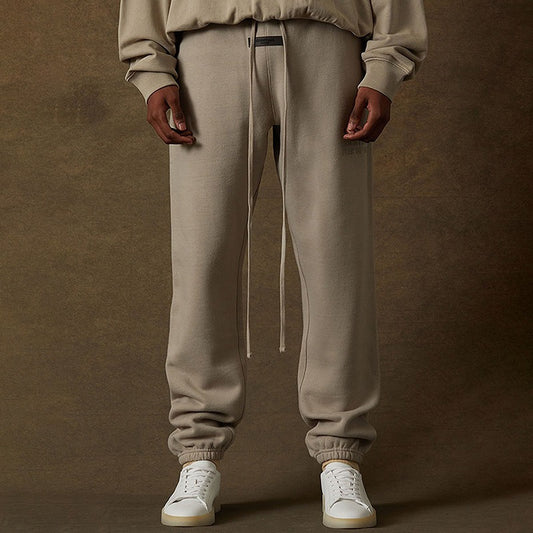 Fear Of God Essentials Double Line Silicone Letter Fleece Pants for Men