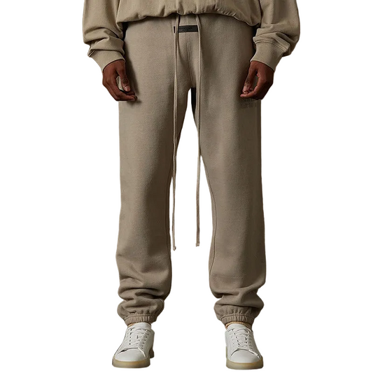 Fear Of God Essentials Double Line Silicone Letter Fleece Pants for Men