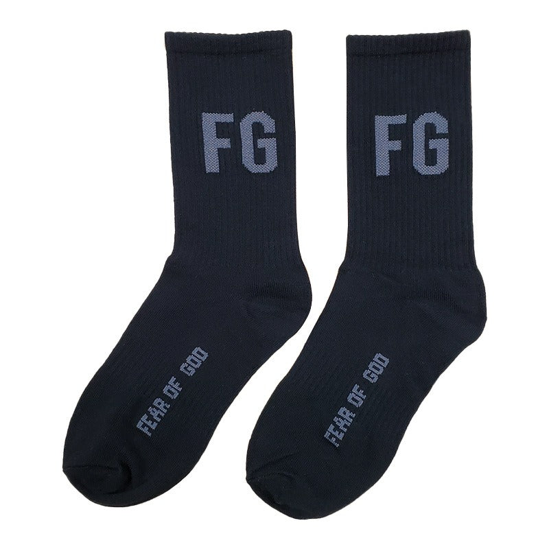 Fear Of God Essentials Cotton Tube Socks Unisex Sports Medium Fit