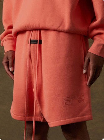 Fear Of God Essentials Cotton Loose Fit Elastic Waist Shorts