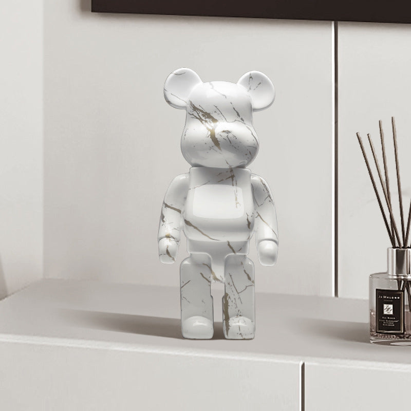 Bearbrick Graffiti Bear Ornament 27CM Resin Living Room Decoration