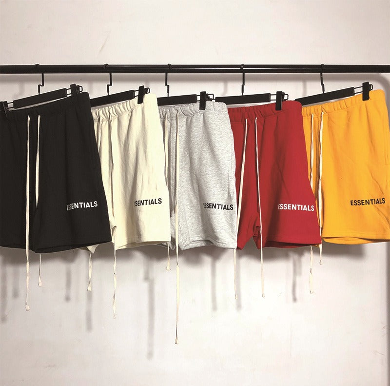 FOG Essentials Cotton Drawstring Capri Pants for Men and Women