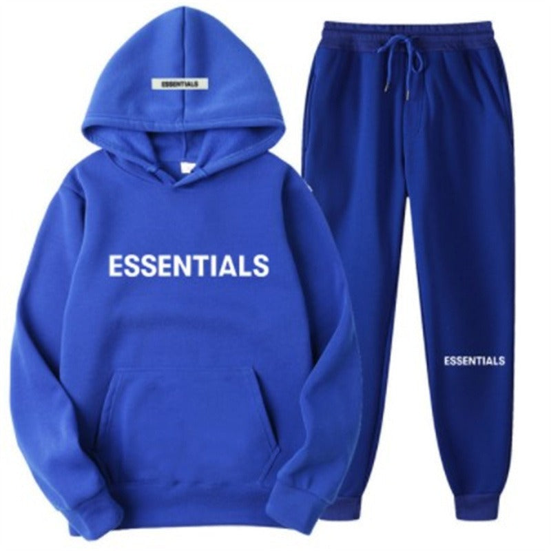 Couple Matching Double Line Hoodie Set for Men and Women Autumnablytyped