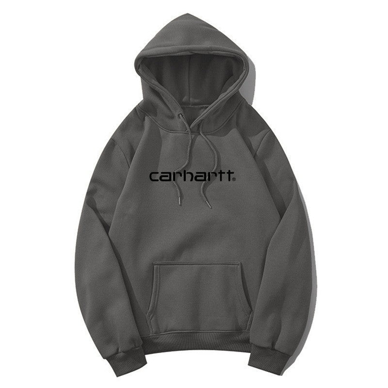 Carhartt Unisex Printed Fleece Hoodie Loose Fit Casual Sweatshirt