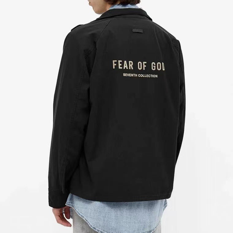 Fear Of God FOG Season 7 Hooded Cotton High Street Jacket Coat For Men