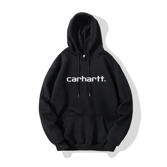 Carhartt Unisex Printed Fleece Hoodie Loose Fit Casual Sweatshirt