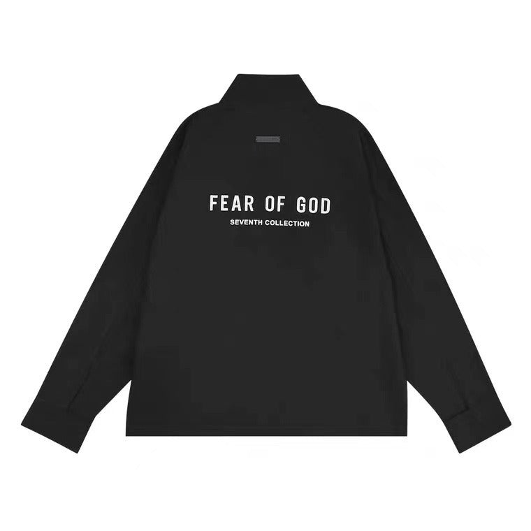 Fear Of God FOG Season 7 Hooded Cotton High Street Jacket Coat For Men
